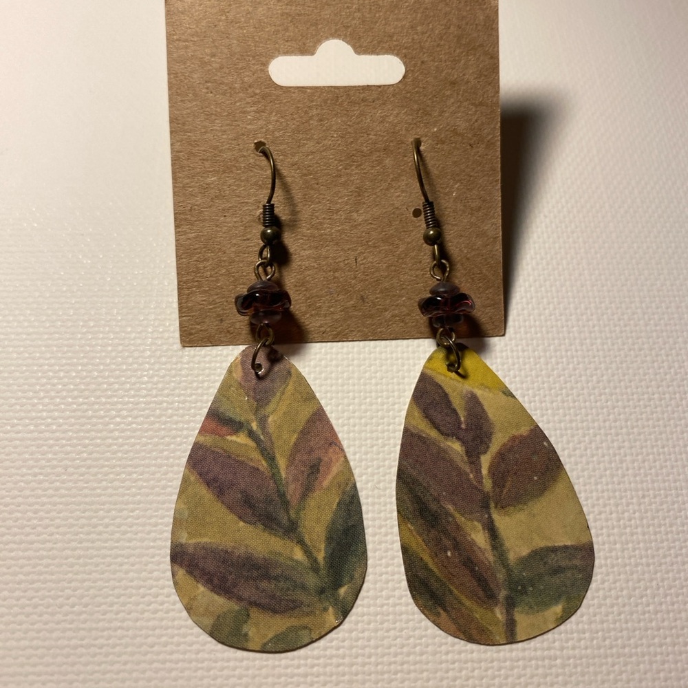 Handmade Floral Charm Earrings